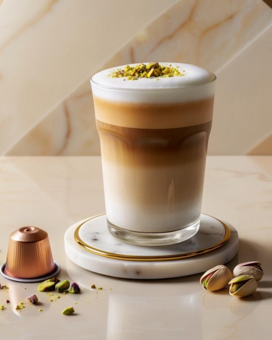 Rose and Pistachio Latte Brew Bros Recipe
